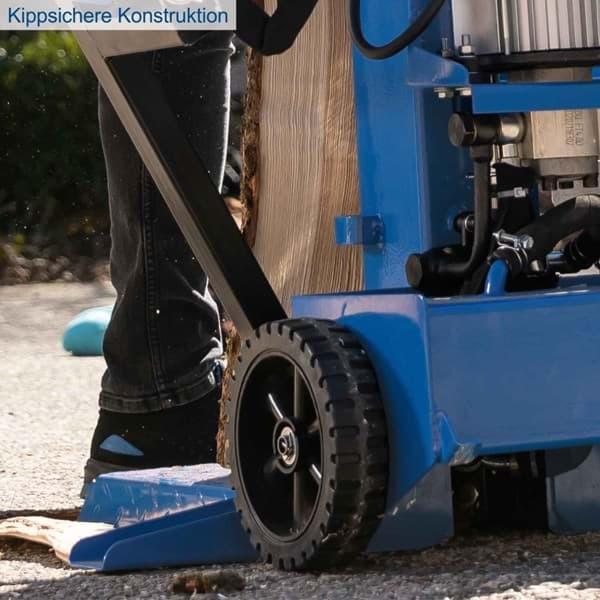 Actual product image Scheppach Holzspalter stehend 10T Spaltkraft inkl. patentierter Spalttechnik, schwenkbarem Tisch & Fahrvorric