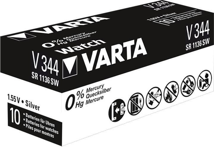 Image du produit Varta V 344 - Batterie SR42 - Silberoxid - 100 (1 pcs, SR42, 100 mAh)
