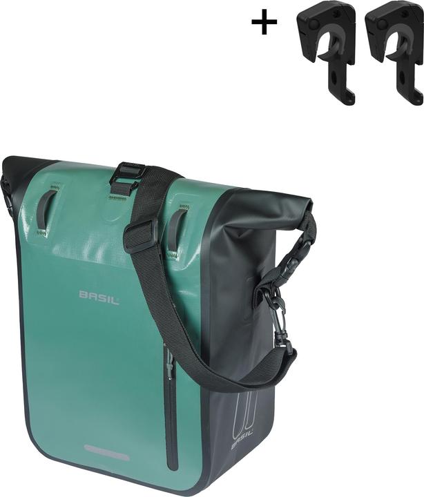 Produktbild Basil Rivo M MIK Hooks (15 l, Gepäckträgertasche)