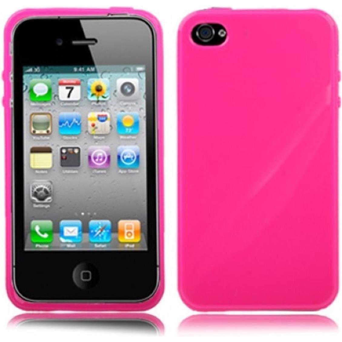 König Design Schutzhülle TPU für Handy Apple iPhone 4 / 4s Pink (LG G4s, Apple iPhone 4), Smartphone Hülle, Rosa