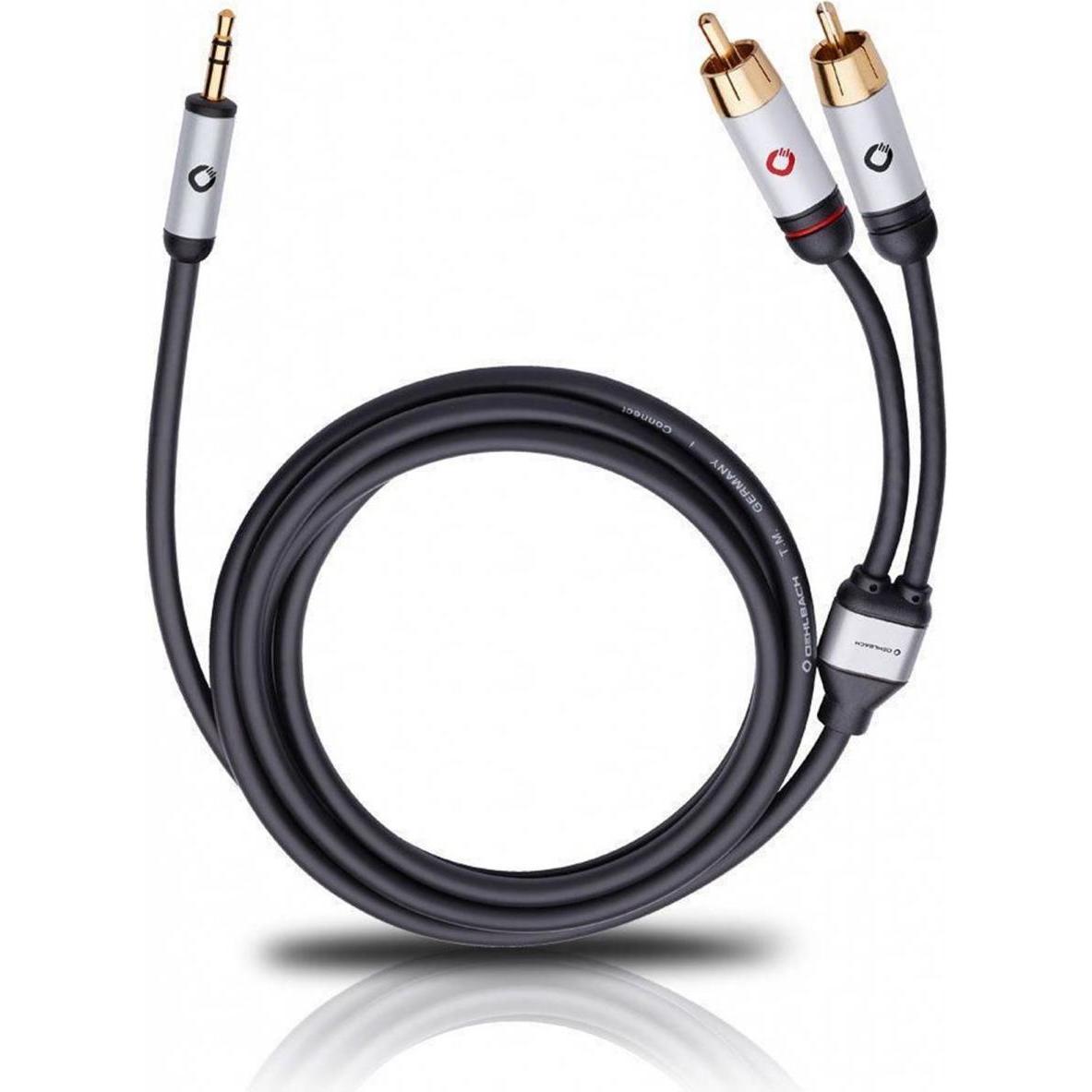 Oehlbach iConnect (3 m, 3.5mm Klinke (AUX), Cinch), Audio Kabel