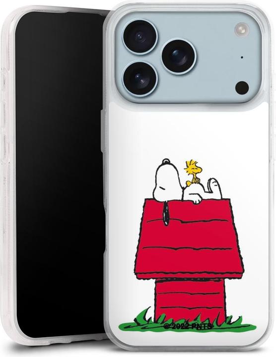 Produktbild DeinDesign Silikon Hülle für Apple iPhone 17 Pro Handyhülle Case Smartphone Schutzhülle Peanuts Snoopy (Apple iPhone 17 Pro)