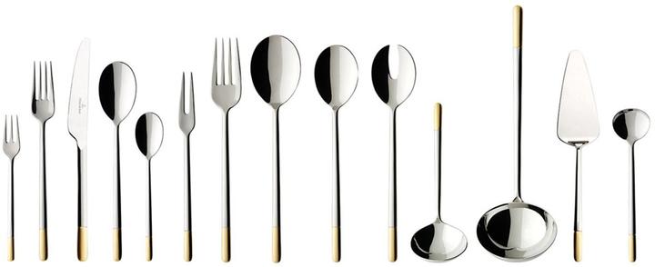 Produktbild Villeroy & Boch Tafelbesteck 70tlg. Ella teilvergoldet (70 Stk., Besteck Set)