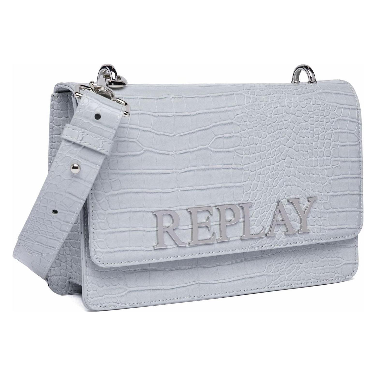 Replay, Damen, Handtasche, Crossbody Bag, Grau