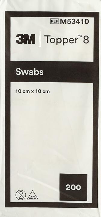 Produktbild Topper 8 NW Kompressen 10x10cm unsteril 200 Stk
