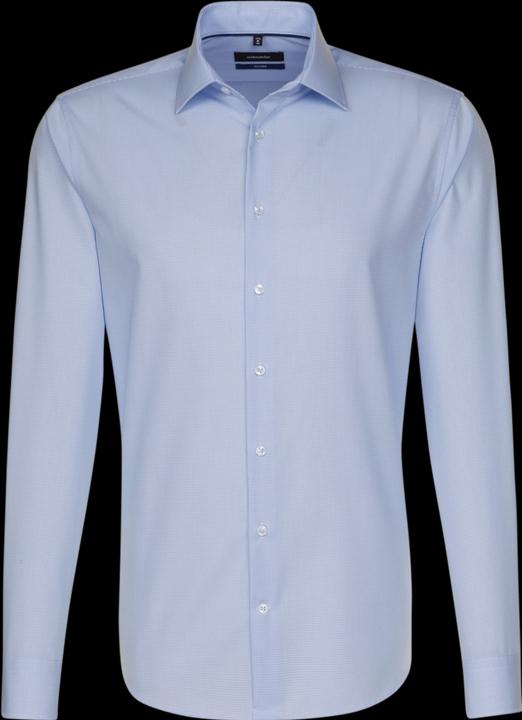 Produktbild Seidensticker Hemd Tailored Fit Kent bügelfrei check ltblue (M)