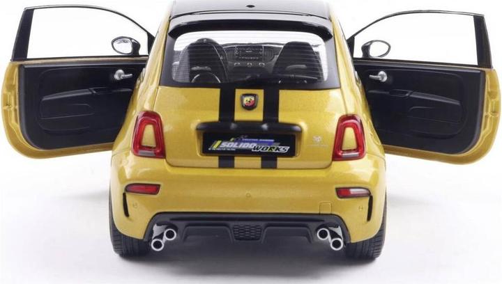 Productafbeelding Solido 1:18 Fiat F595 ABARTH WORKS gelb
