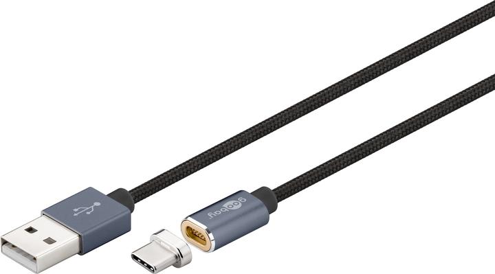Produktbild Berrybase goobay Magnet USB-C Sync- und Ladekabel 1,20m - Fa (1.20 m, USB 2.0)