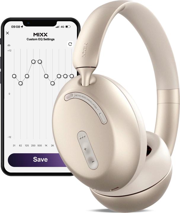 Actual product image Mixx StreamQ D3 Over Ear ANC Wireless Kopfhörer (ANC, 40 h, Wireless)