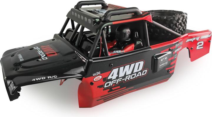 Actual product image Amewi Bodywork, black HyperGo Truggy 1:14