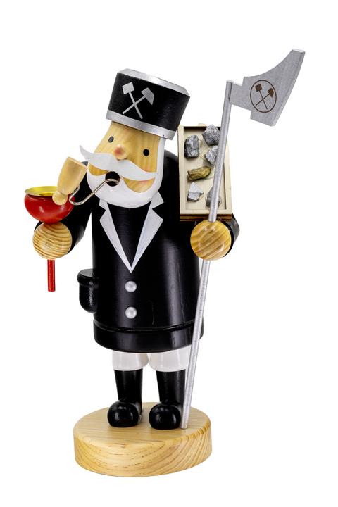 Actual product image Kaladia Räuchermännchen - "der Bergmann" mit Kerzenhalter