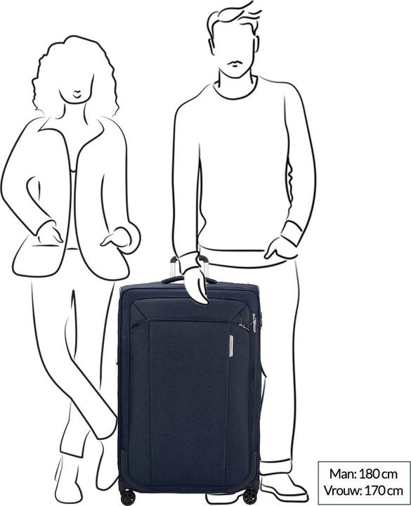 Image du produit Samsonite Valises de voyage - Respark Spinner 82/31 Exp Midnight Blue (170 l)