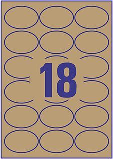 Actual product image Avery Zweckform labels