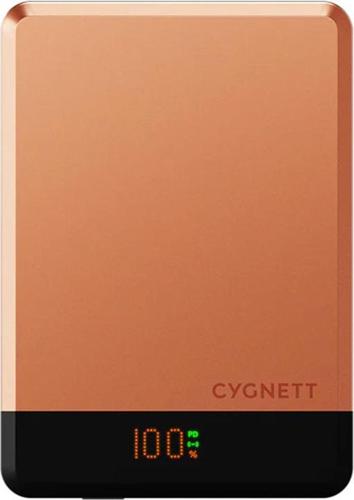 Actual product image Cygnett MagSlim 5K Power Bank - Copper Caramel (CY5643PBCHE) (5000 mAh, 20 W, 18.50 Wh)