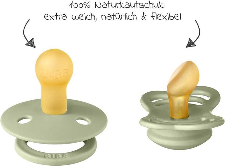 Immagine prodotto Bibs Succhietto Try-It Collection, Salvia (4 x, fino a 6 M.)