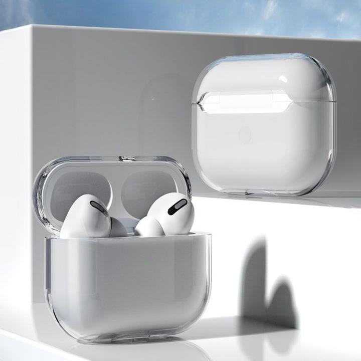 Image du produit Hurtel Coque pour AirPods 3 coque rigide et solide pour casque transparent (cas A) (Couvercle de l'étui de chargement)