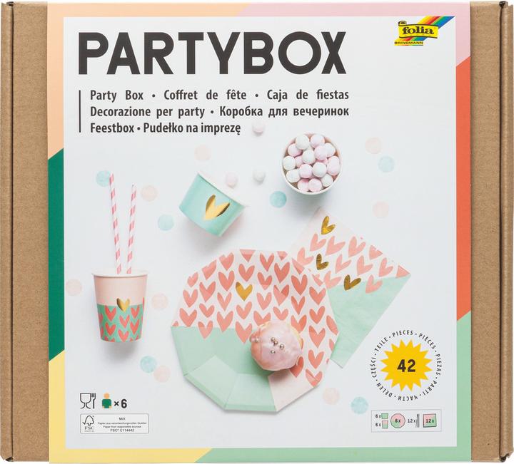 Actual product image Folia Party Box Girls 42tlg. (1 pcs.)