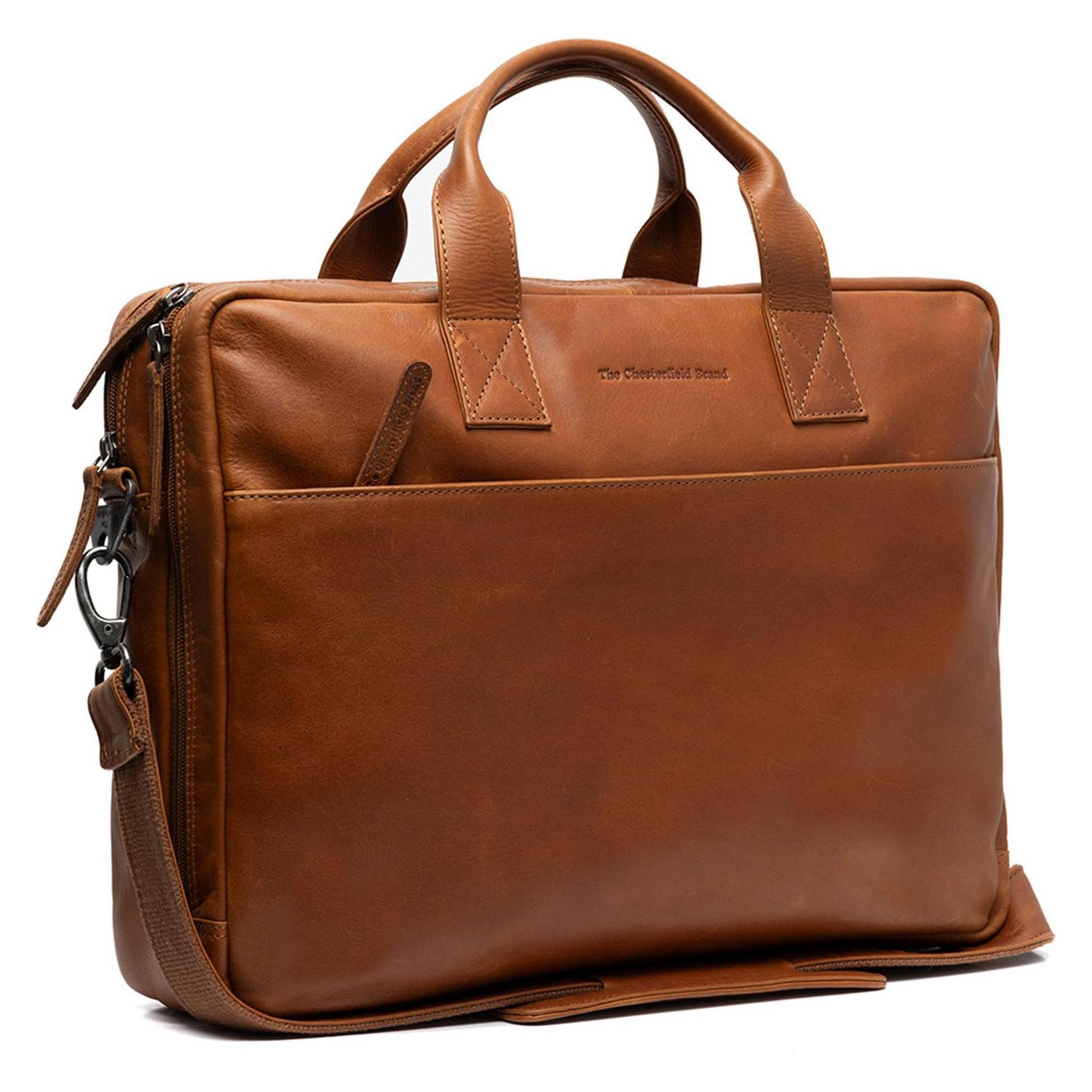The Chesterfield Brand Frazer Aktentasche Leder 38 Cm Laptopfach (16"), Notebooktasche, Braun