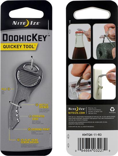 Actual product image Nite Ize Pendant, micro tool QuicKey stainless steel from (KMTQK-11-R3)