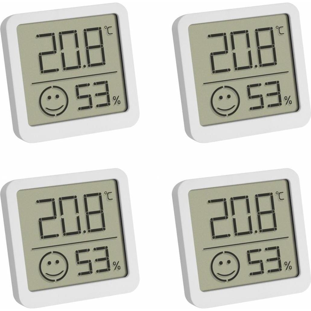 TFA Thermo-Hygrometer, Thermometer + Hygrometer, Weiss