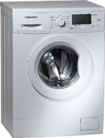 SanGiorgio F612BL Waschmaschine Freie Aufstellung Frontlader Weiss 6 kg 1200 U/min A++ (6 kg, Links)