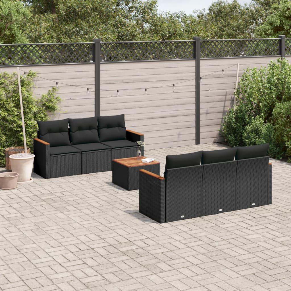 Thumbnail - VidaXL, Gartenlounge, 10-tlg. Garten-Lounge-Set mit Kissen