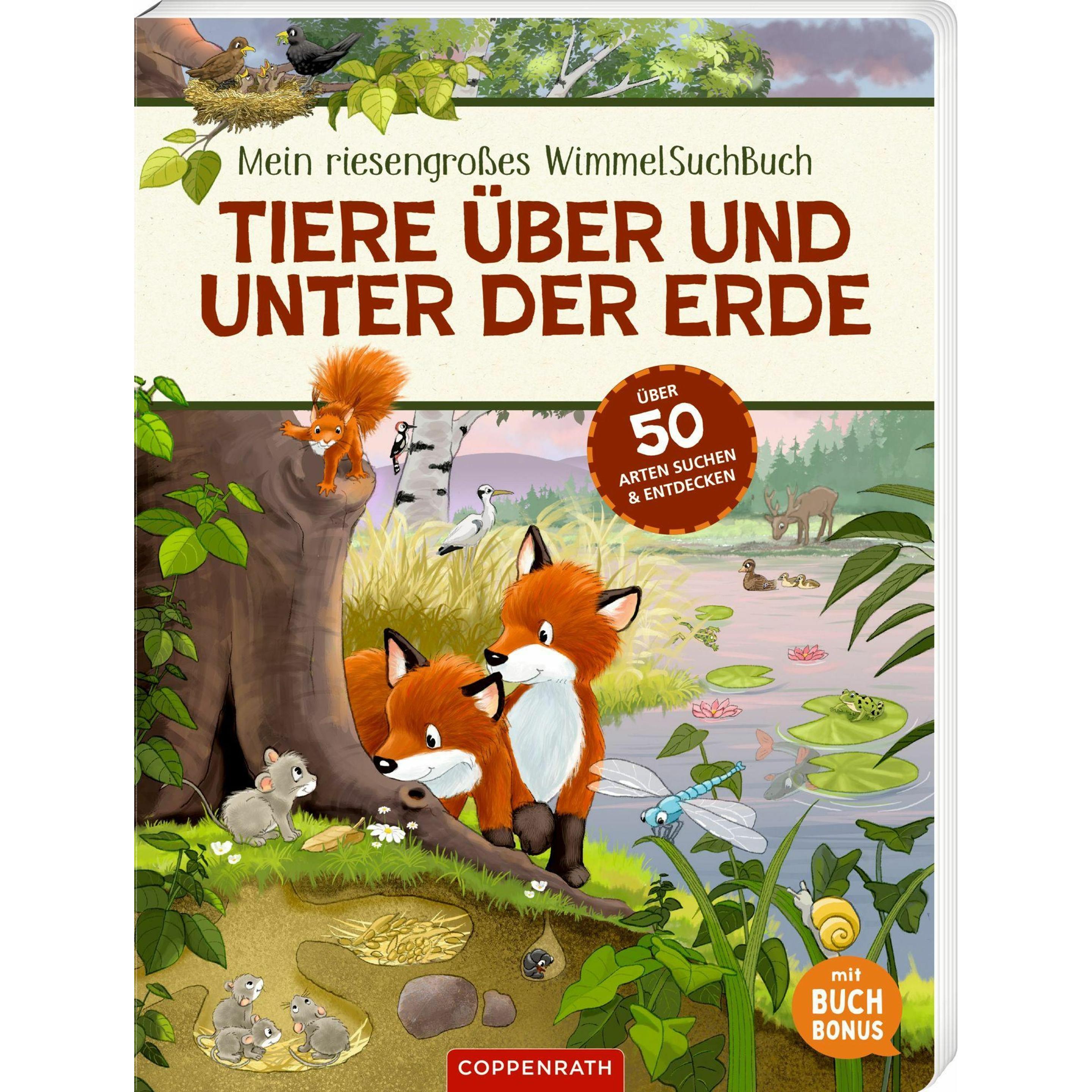 Mein riesengrosses WimmelSuchBuch: Tiere über und unter der Erde, Kinderbücher von AntjeFlad