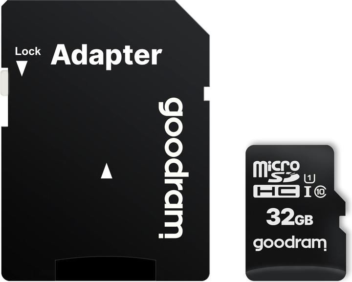 Goodram Microcarte M1AA (32 Go, microSDHC, U1, UHS-I)