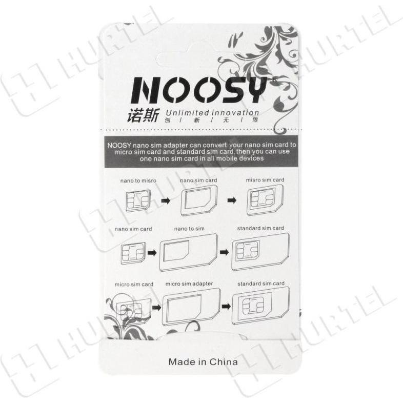 Hurtel Noosa SIM-Karten-Adapter-Set + Schlüssel - Weiss, Accessori per cellulare, Bianco