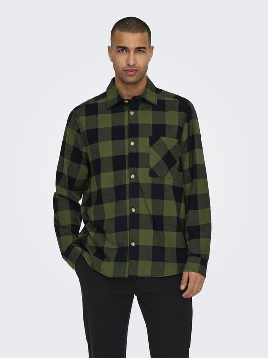 Produktbild Only & Sons Normal geschnitten Hemdkragen Hemd Hemd (M)