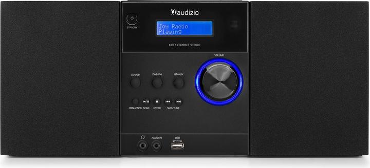 Immagine prodotto Audizio Sistema Micro-HiFi Metz (Bluetooth, Lettore CD, 2x 15 W)
