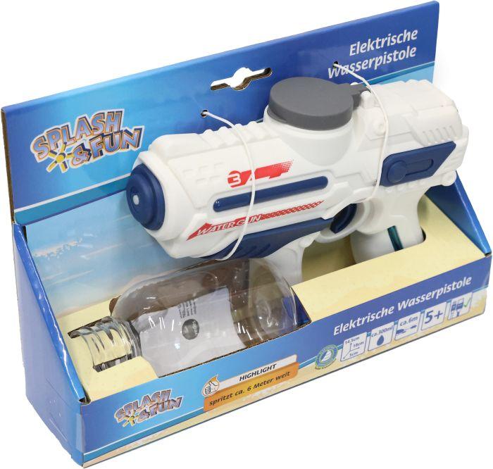 Actual product image Splash & Fun Water pistol 18 cm, electric
