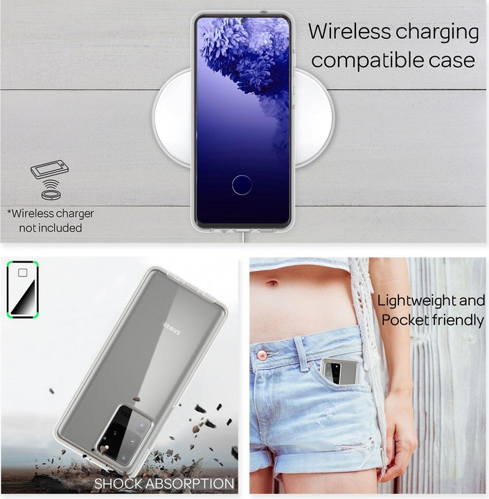 Immagine prodotto Nalia Copri cellulare a 360 gradi (Samsung Galaxy S20 Ultra)