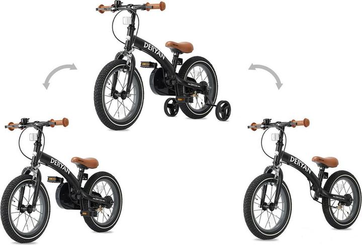 Actual product image Deryan 3in1 Kinderfahrrad (14")