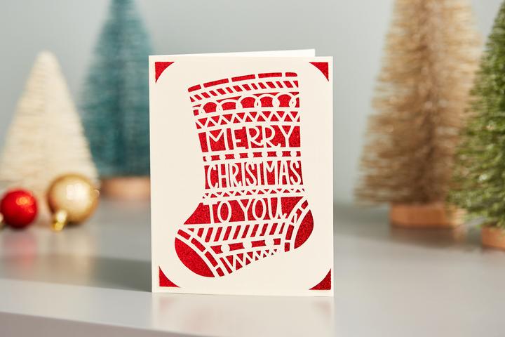 Actual product image Cricut Motif card Joy (12 x)