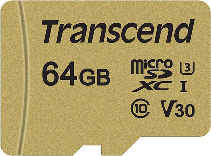 Produktbild Transcend 64GB UHS-I U3 SD CARD (64 GB, microSDXC, U3, UHS-I)