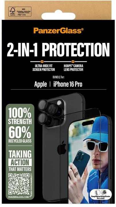 Image du produit PanzerGlass PG 2-in-1 Bundle (1 pcs, Apple iPhone 16 Pro)