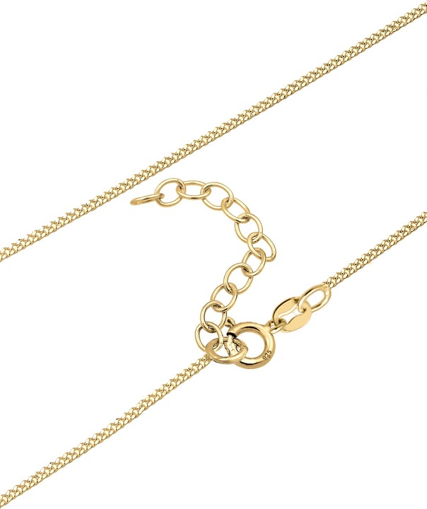 Produktbild Elli Choker, Edelsteinkette (925 Sterling Silber vergoldet, Labradorit, 36 cm)
