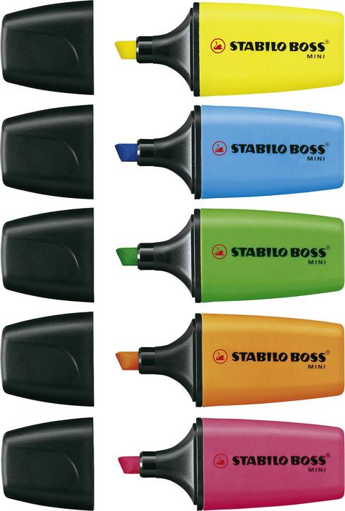 Produktbild STABILO Boss Mini (Farbig sortiert, 5 mm, 50 x)