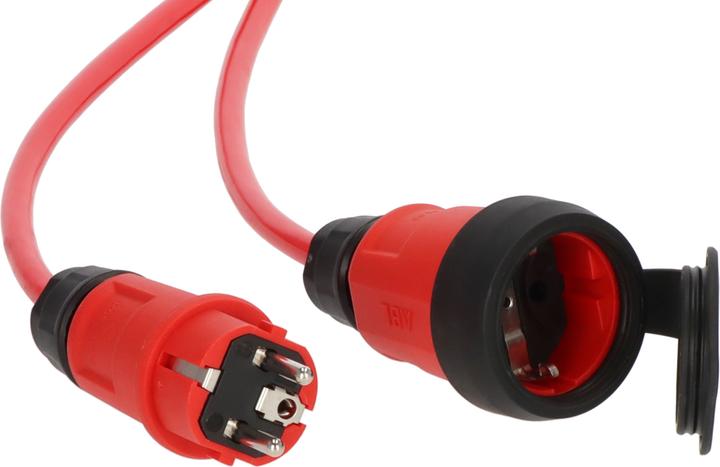 Actual product image Brennenstuhl Professional outdoor extension cable 25m IP44 red H07BQ-F 3G2.5 (25 m)