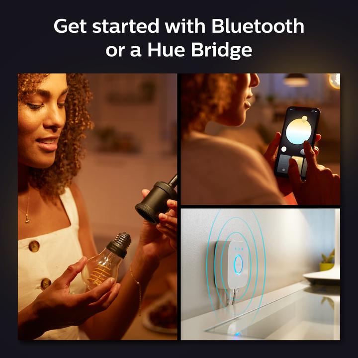 Produktbild Philips Hue Philips E27 Einzelpack Filament (E27, 7 W, 550 lm, 1 x, G)
