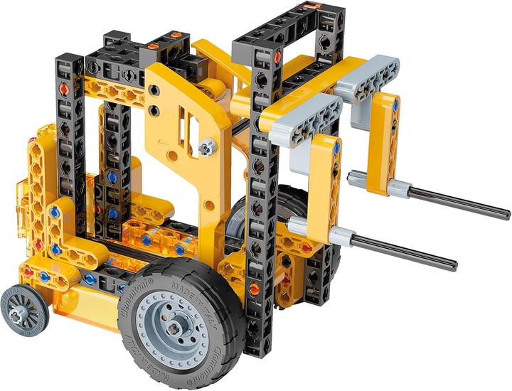 Actual product image Clementoni Construction Challenge cranes and elevators