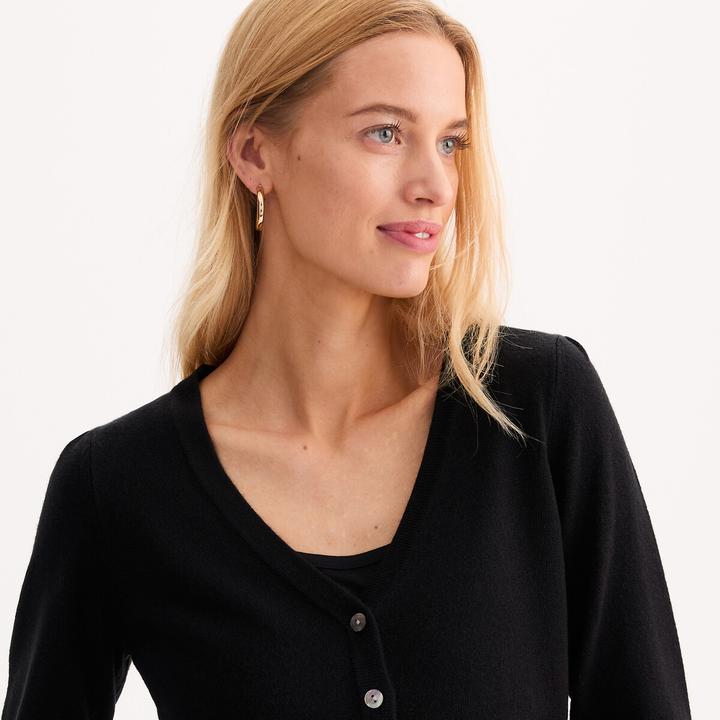 Produktbild Anne Weyburn V-Ausschnitt Weste aus feinem Strick (XXL)