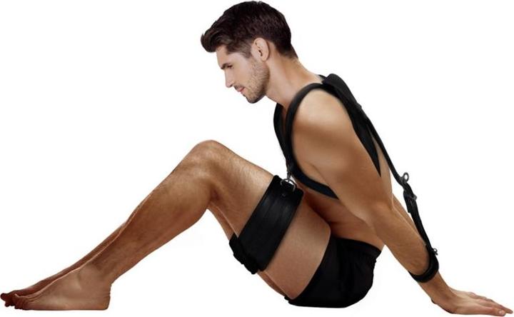 Produktbild Ouch! Body Harness with Thigh and Hand Cuffs