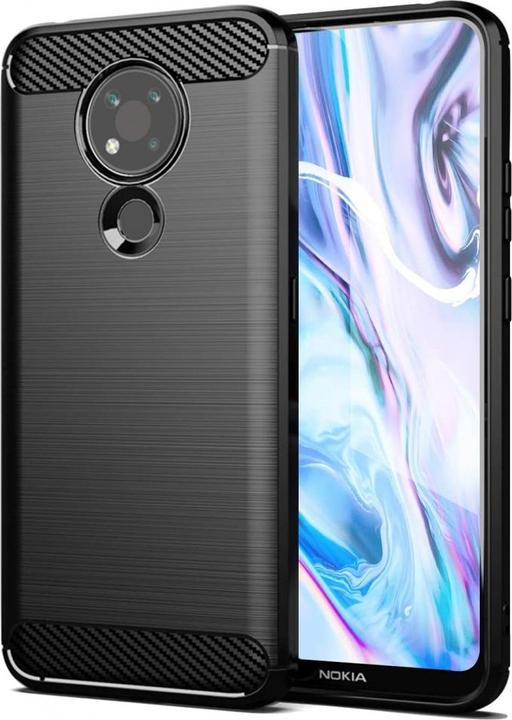 Screenguard Nokia 3.4 Cover Carbon Brushed Soft TPU (Nokia 3.4)
