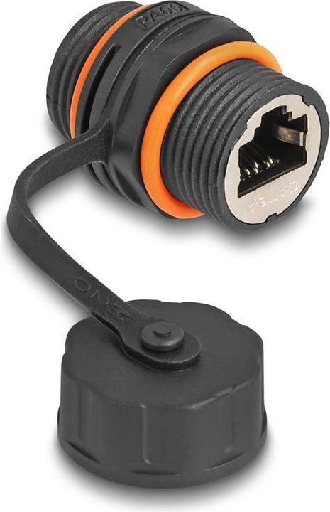 Immagine prodotto Delock Connettore per cavo da presa RJ45 a presa RJ45 Cat.6A con (Accoppiamento di rete)