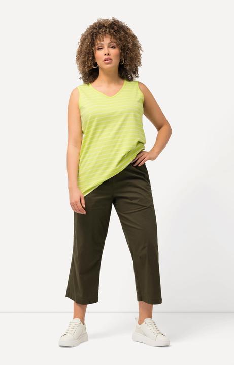 Produktbild Ulla Popken 7/8-Hose Ruby, geformtes Knie, gerades Bein, Elastikbund (42)