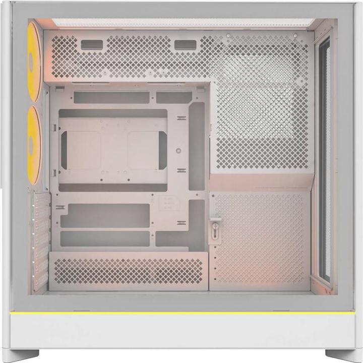 Actual product image Montech HS01 PRO (weiss, Tempered Glass) (ATX, Mini-ITX, mATX)