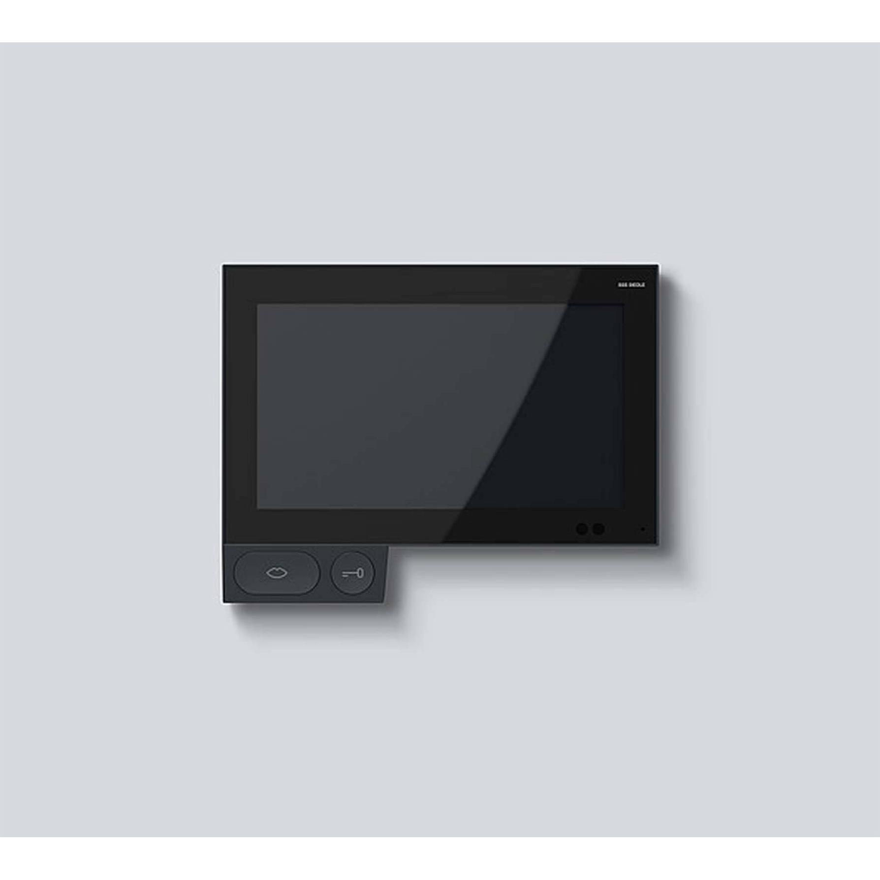 Siedle, Campanello + Citofono, A 180-10 S Axiom per montaggio a parete Nero-grigio (Ethernet, WiFi)