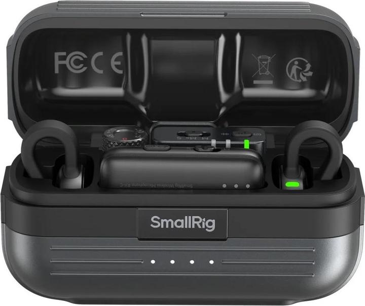 SmallRig 5715 S70 Wireless Microphone with Multi-Device Compatibility (Black)